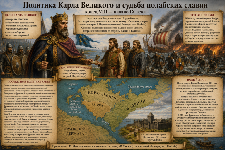 Путь на Восток. Как Карл Великий подготовил почву для германизации славян.