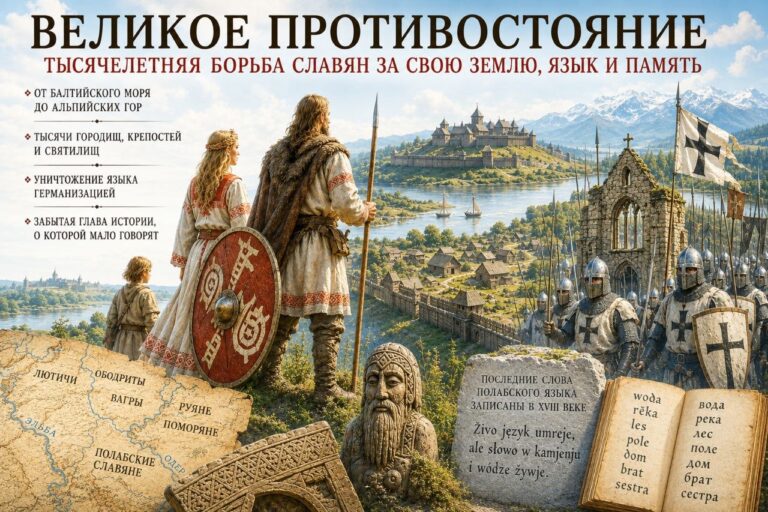 Великое противостояние. Тысячелетняя борьба западных славян за свою землю, язык и память
