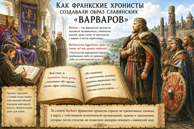 Как франкские хронисты создавали образ славянских «варваров»