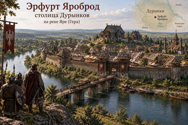 Яроброд (Эрфурт) — столица древней Дурынской земли.